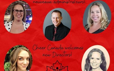 Cheer Canada souhaite la bienvenue à de nouveaux administrateurs